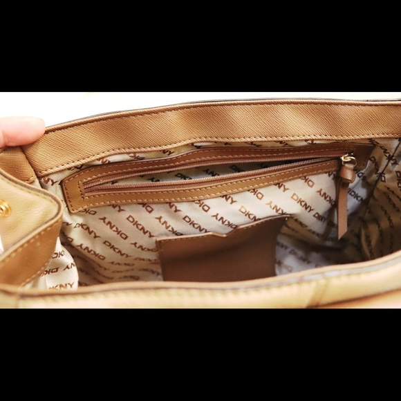 DKNY Leather Top Handle Handbag - Picture 5 of 8